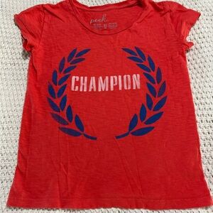Peek “Champion” shirt with fun back!